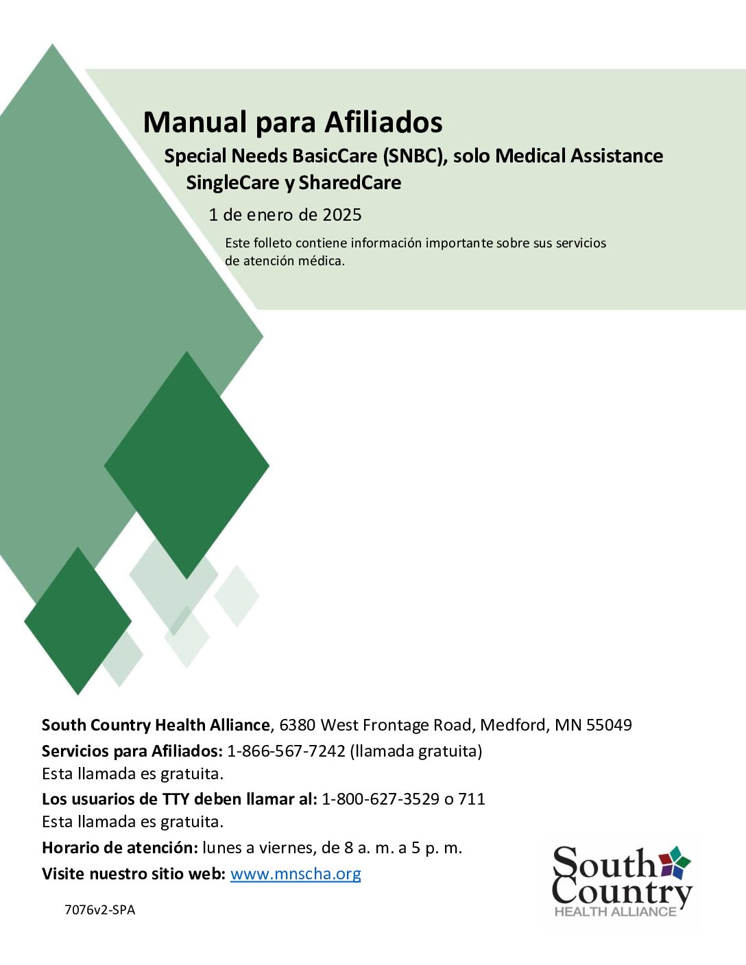 7076v2-SPA - South Country Health Alliance