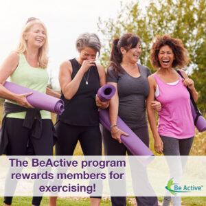 Women preparing to exercise